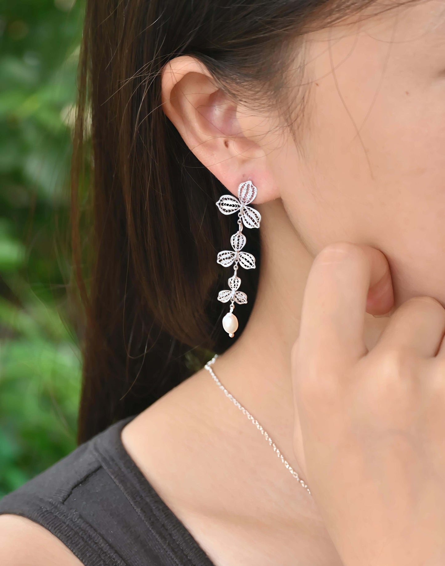 Blooming Filigree Earrings