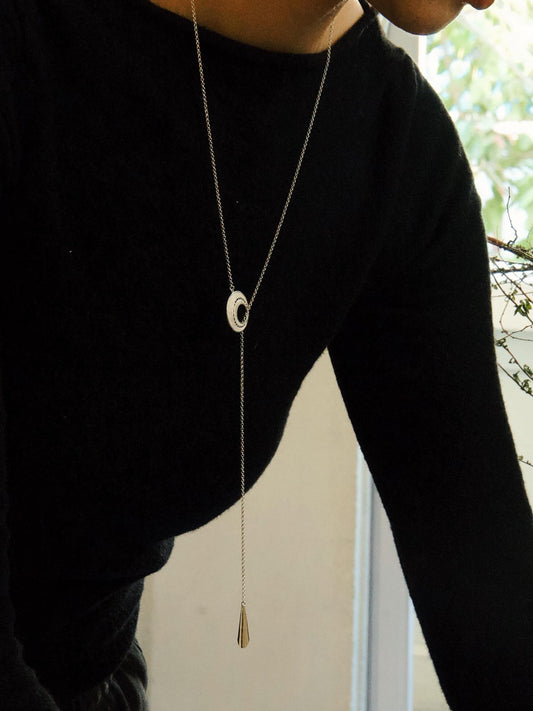 Moon Phases Filigree Necklace