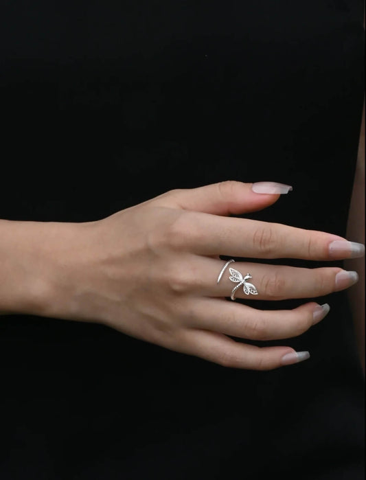 Dragonfly Filigree Ring