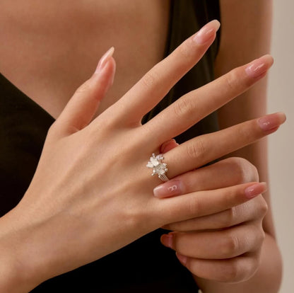 Sweet Osmanthus Cord Filigree Ring