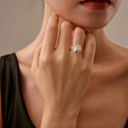Sweet Osmanthus Cord Filigree Ring