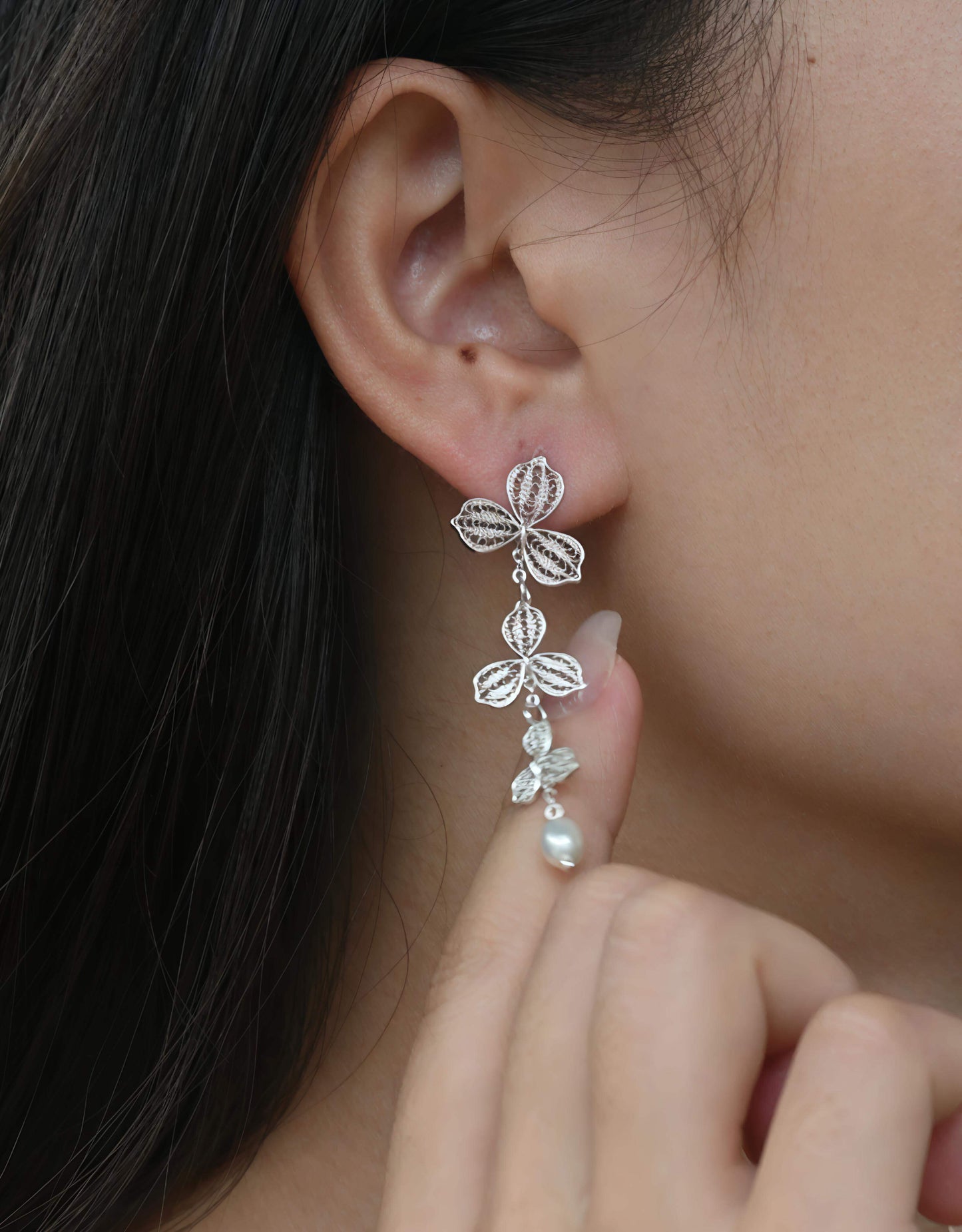 Blooming Filigree Earrings