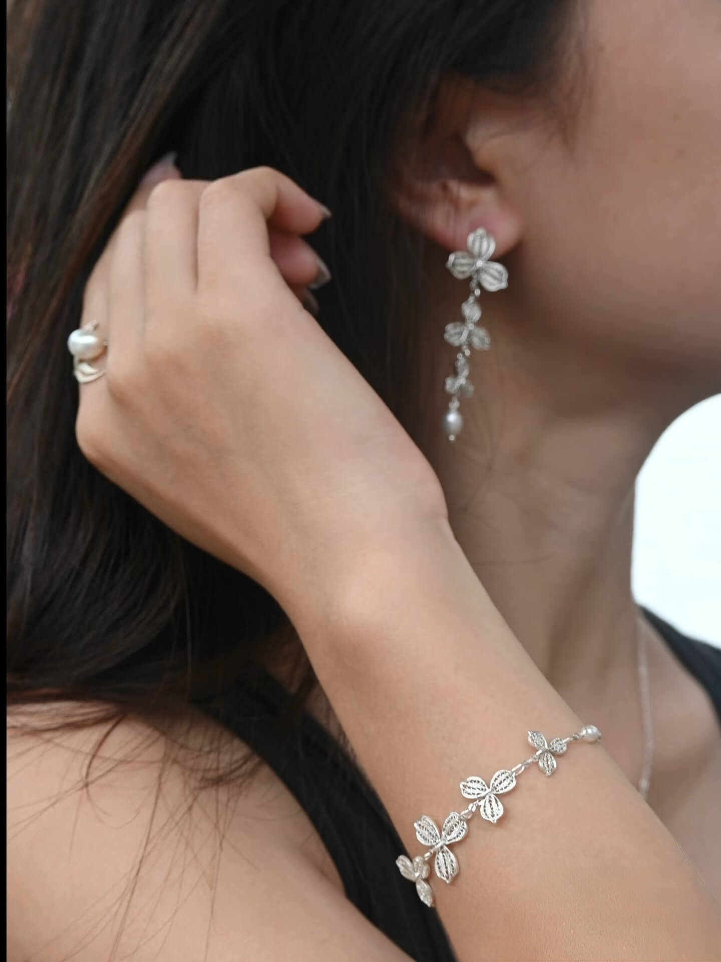 Blooming Filigree Earrings