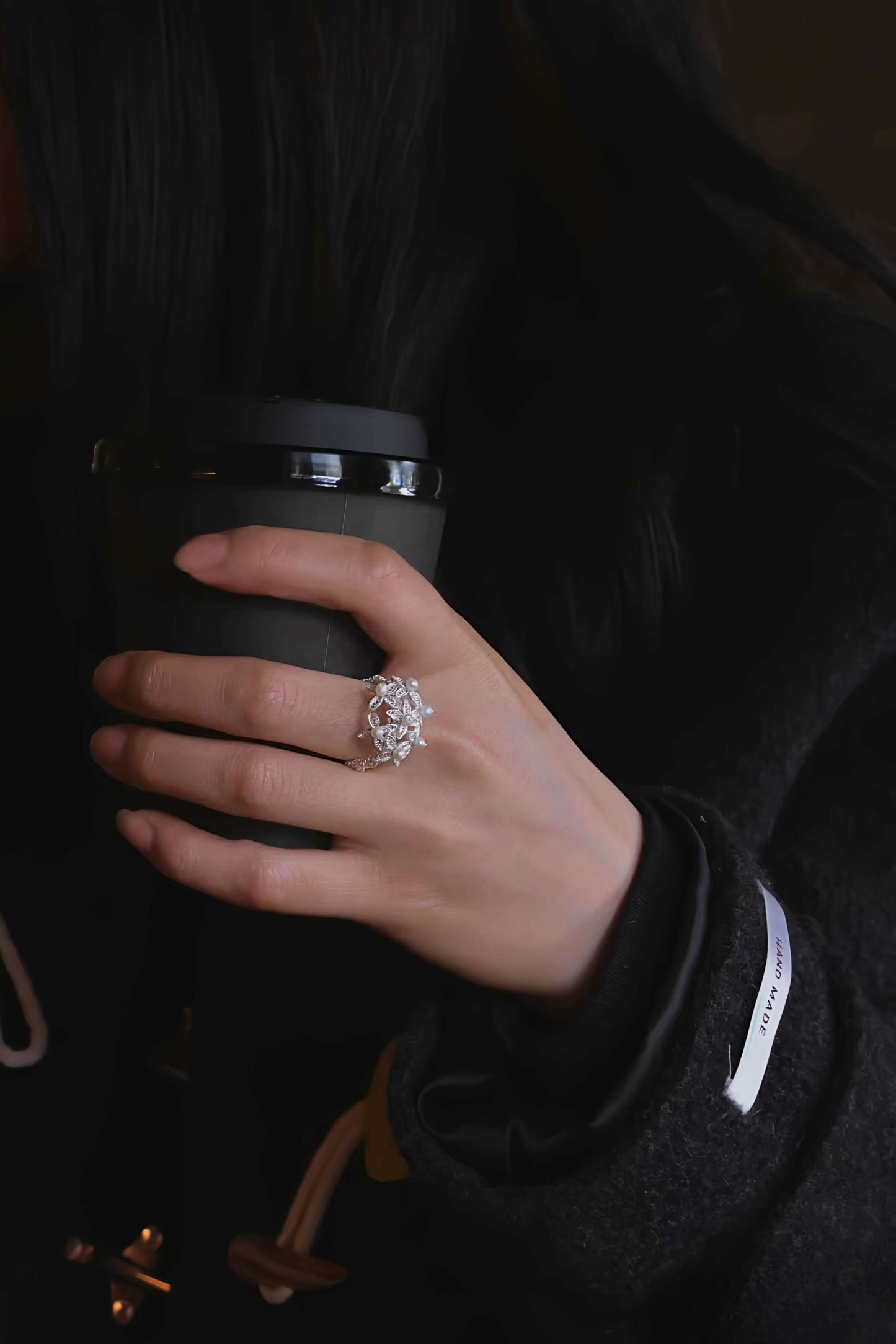 Hydrangea Filigree Ring
