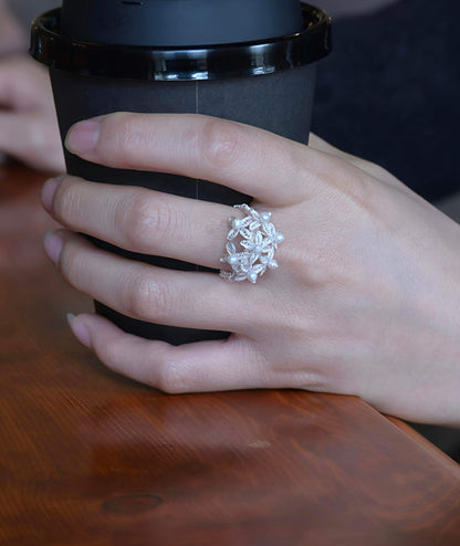 Hydrangea Filigree Ring