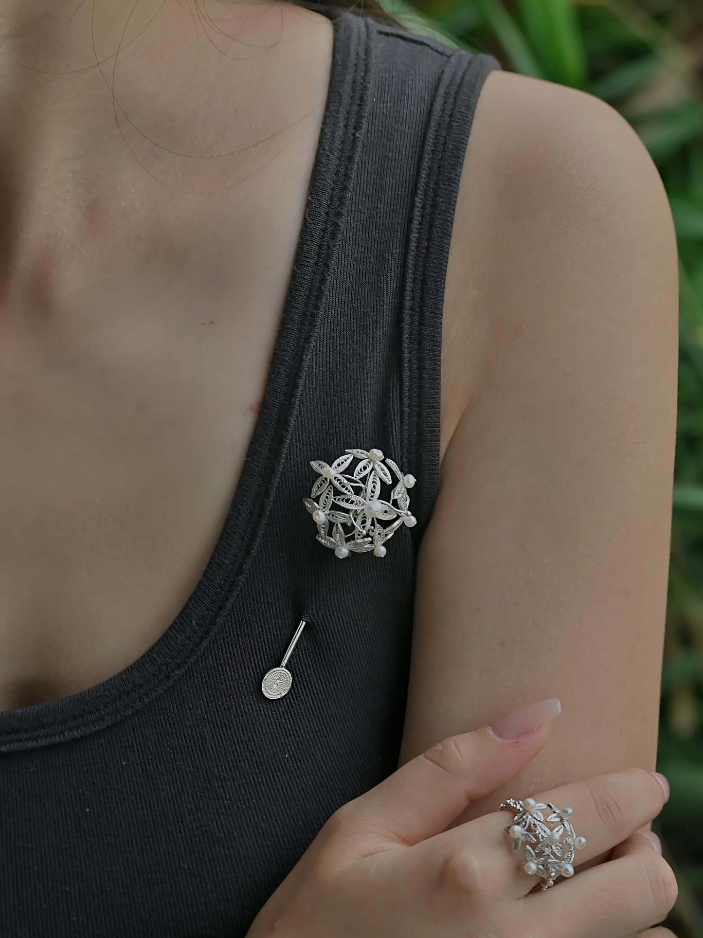 Handcrafted Filigree Brooch